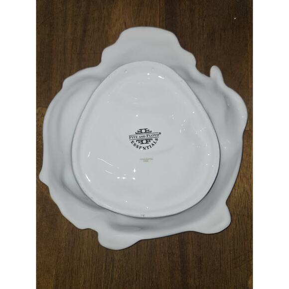 Fitz And Floyd Christmas Top Hat Snowman Canape Cookie Platter Plate - Picture 3 of 4